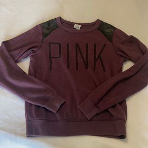 Victoria’s Secret Pink maroon crewneck pullover